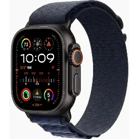 Часы Apple Watch Ultra 2 2024 49 мм, M, Titanium Case with Black Blue Alpine Loop